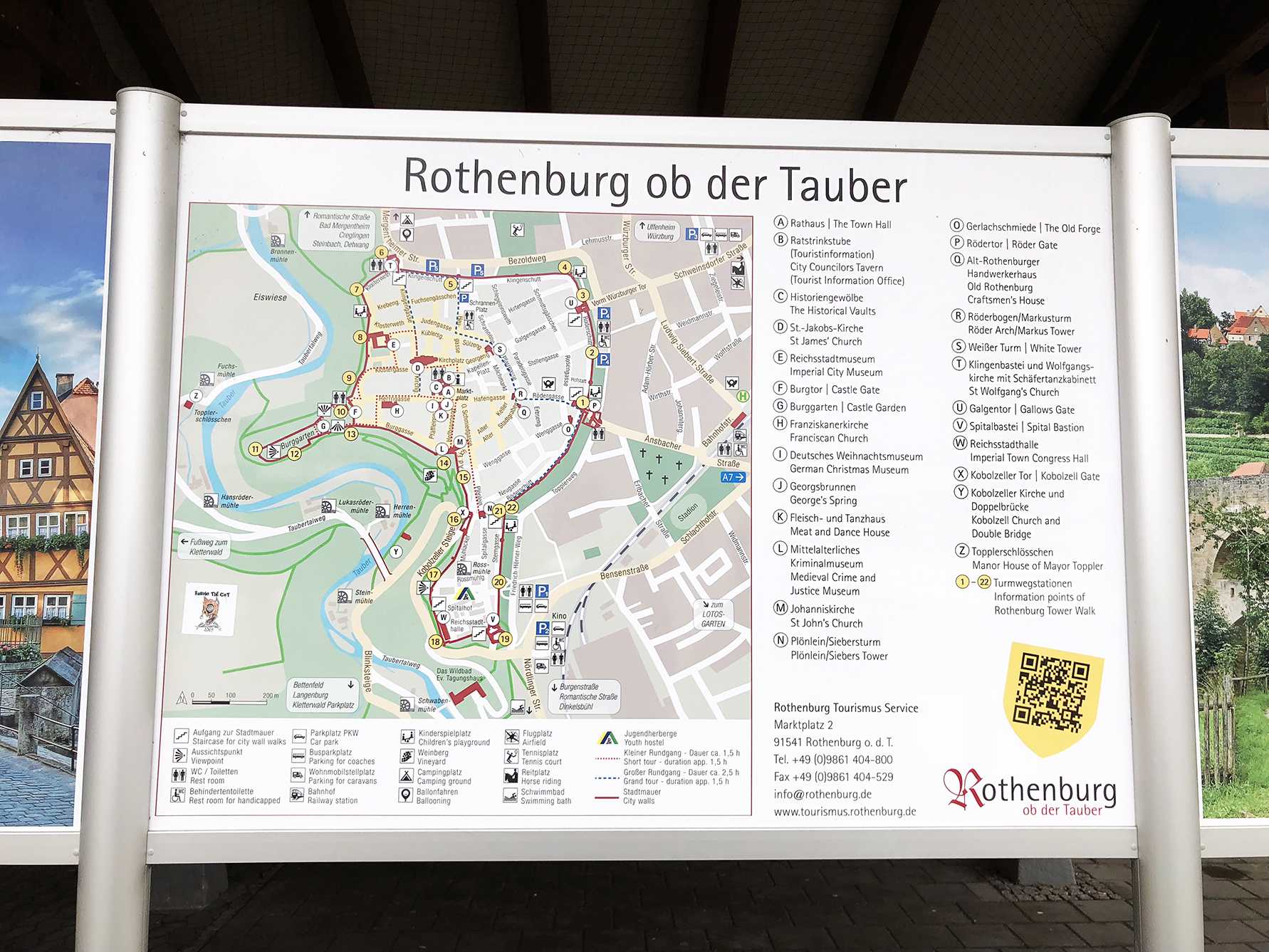 The Little Medieval Town of Rothenburg ob der Tauber